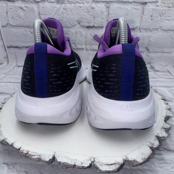 Asics Womens Gel-Excite 10 1012B418 Black Purple Running Shoes Sneakers Size 8 - Picture 6 of 12